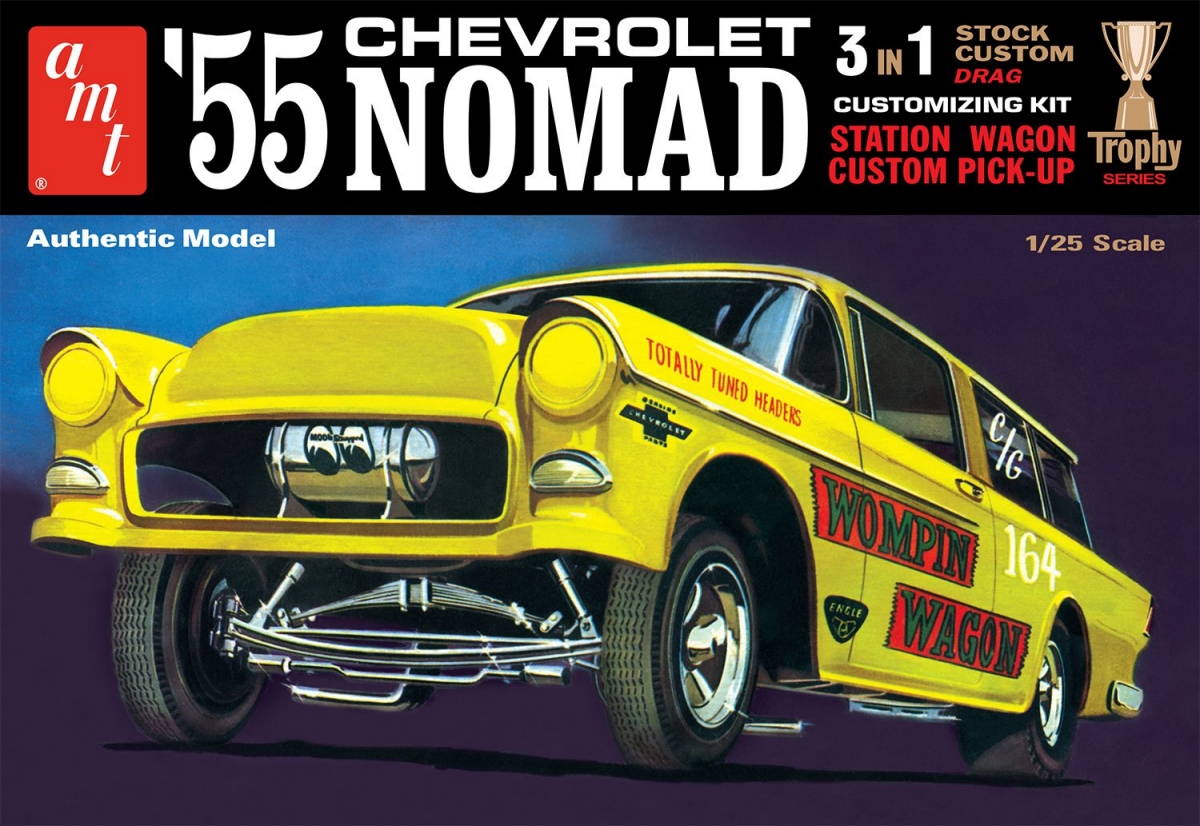 AMT 1279 - 1955 Chevrolet Nomad 3 in 1